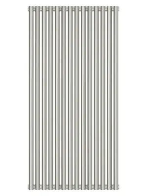 СУНЕРЖА Дизайн радиатор 1200х630 (14 секц) нерж.сталь, универ. подкл., 1/2", 00-0332-1214