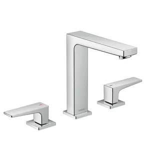 Смеситель Hansgrohe 32515000 для умывальника на 3 отверстия, донный клапан, хром