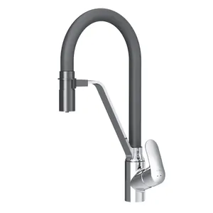 Смеситель AM.PM для кухни F8007802 с каналом для питьевой воды и гибким изливом, хром