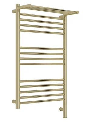 СУНЕРЖА с полкой Полотенцесушитель 800х500 шампань МЭМ правый 020-6007-8050