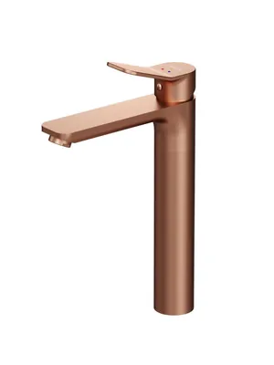 Смеситель AM.PM F85A92044 231 мм, однозахватный, фиксированный излив, розовое золото