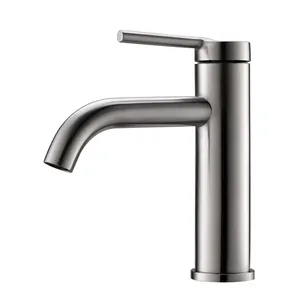 Смеситель для раковины BelBagno ETN-LVM2-IN 81 мм,однозахватный,фиксированный излив,сатин