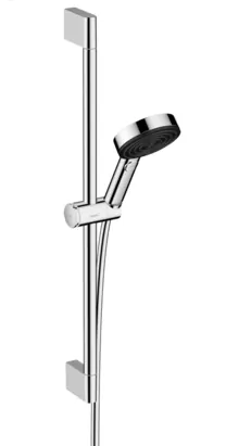 Душевой набор Hansgrohe Select 24161000 3jet Relaxation EcoSmart лейка/шланг/штанга 65, хром