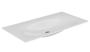 Раковина Keuco 1055х538 накладная на тумбу,1 отверстие под смес., белый 33350311001