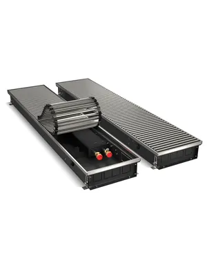 Конвектор внутрипольный Royal Thermo ATRIUM-110/200/1000-DG-U-NA алюм. решетка, цвет натур.алюминий