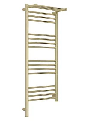 СУНЕРЖА с полкой Полотенцесушитель 1000х400 шампань МЭМ левый 020-6006-1040