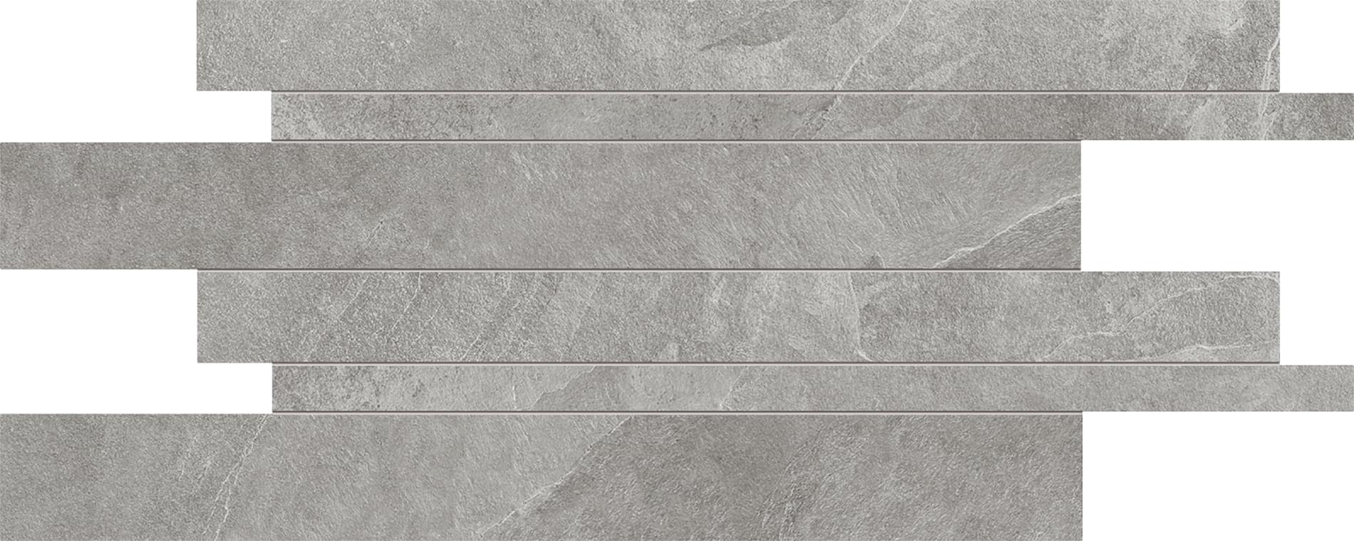 мозаика Cornerstone Listelli Sfalsati Slate Grey Slim 30x60