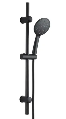 Душевой комплект ESKO SCS855Black ручной душ 110мм, 5 режимов, шланг 1500мм, штанга 605мм, черный
