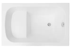 Ванна акриловая Aquanet 110x70 с сиденьем, прямоугольная, без гидромассажа 246133