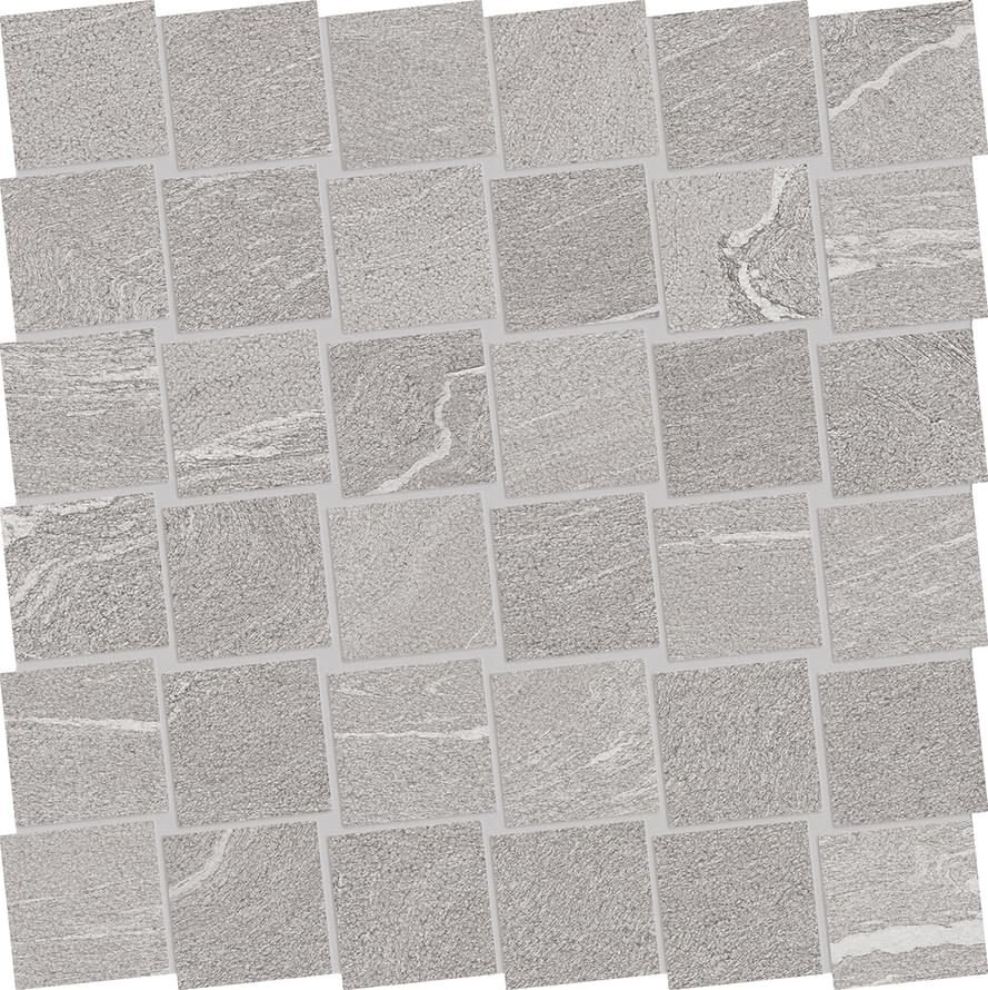 мозаика Stone Talk Mosaico Dado Martellata Grey Naturale 30x30