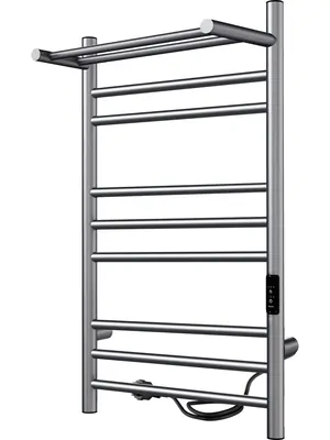 Полотенцесушитель Indigo с/п (electro) 800х500 (скр.монт, унив.подкл) Graphite Metallic