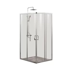 Душевой уголок BelBagno 850-1000х850-1000х1900 стекло прозр./хром -A-2-85/100-C-Cr