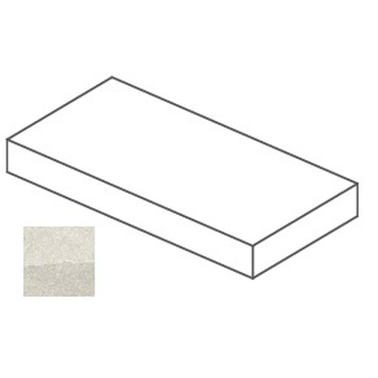 Impronta italgraniti Shale SL02LBA2BD Sand Elemento L Angolare Dx 20mm 60x120x14 матовая