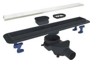 Душевой лоток BELBAGNO 60 см, горизонтальный выпуск BB-LD--60-BIANCO, белый матовый