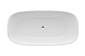 Ванна LAUFEN 2.3130.2.000.000.1 (1700х750х520) иск.камень, свободностоящая, встраиваемый слив-перелив, ножки