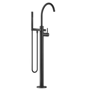 Смеситель для ванны Dornbracht 25863661-33 напольный, внешняя часть, черный матовый