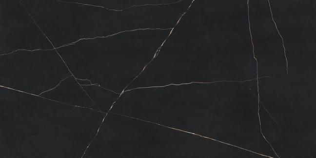 Marvel Dream Black Atlantis Lappato 37,5x75 глянцевая