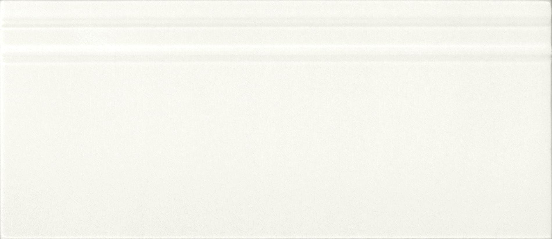 Elegance Zoccolo Snow Craquele 15x35