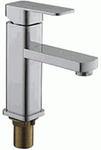 Смеситель Ledeme Н33В для раковины, однозахватный, фиксированный излив, черный матовый L1033B