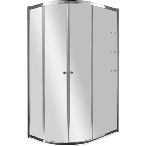 Душевой уголок CEZARES прав.(1180-1200х980-1000х2000) RH-2-120/100-P-Cr-R стекло матовое/хром