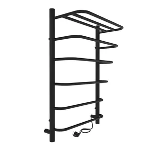 Полотенцесушитель Indigo с/п 800х500 (таймер,скр.монт) черный муар, LHE80-50BRR