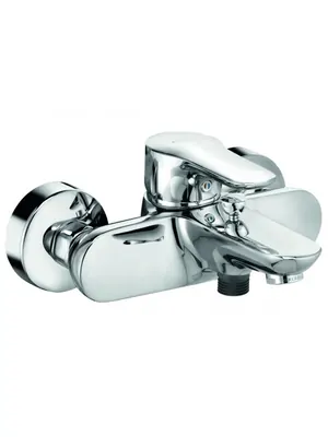 Смеситель KLUDI для ванны и душа, настенный, с аэратором (хром) 326530575