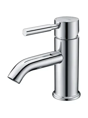 Смеситель для умывальника WasserKRAFT 4105 однозахватный, излив 119мм, цвет: хром