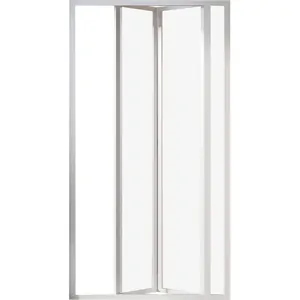 Душевая дверь RAVAK SDZ3-90 (870-910х1850) складная трехстворчатая, стекло, белый+Transp