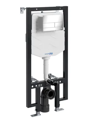 Инсталляция для унитаза WasserKRAFT с клавишей смыва, цвет: хром 56TLT.010.ME.CH04