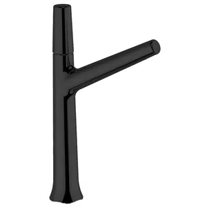 Смеситель для раковины CISAL VI0035442Q высокий, однорычажный, без д/к, черный титан