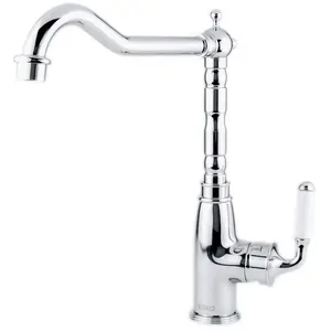 Смеситель для кухни ESKO FR 03 C однозахватный, высокий поворотный L-излив, цвет: хром