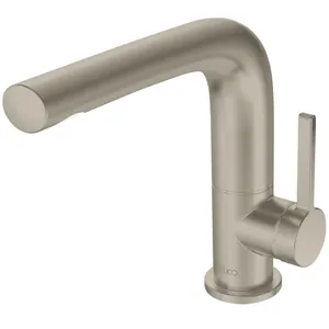 Смеситель для раковины Keuco 156 мм,однозахватный,без д./кл.,никель шлиф. 51505050100