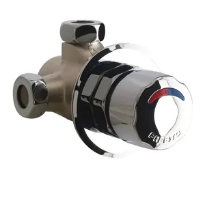 Смеситель для душа Presto S антивандальн,встраив,порционно-нажимной,с внутр.частью,хром 35176