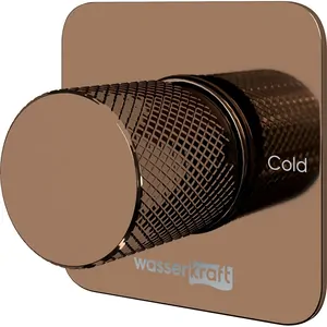 Смеситель WasserKRAFT 8851 для душа, однозахватный, розовое золото