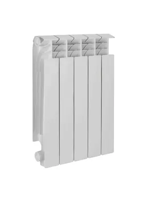 Радиатор алюминиевый, 5 секций TENRAD 500/100, 950 Вт