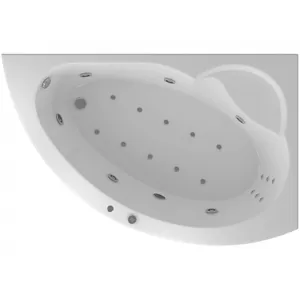 Ванна акриловая Акватек -2 170х110 правая,гидро+аэромассаж,пневмо управление,панель,каркас,слив
