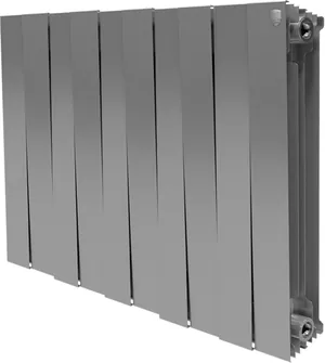Радиатор биметаллический, 10 секций ROYAL THERMO ВШГ:591х800х100 1890 Вт Silver Satin