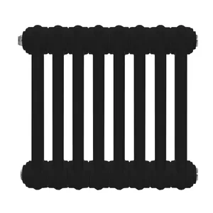 Радиатор стальной IRSAP 2 двухтрубчатый (1802х384х65) 8 секц., нижнее подкл. 1/2 ",черн.матовый