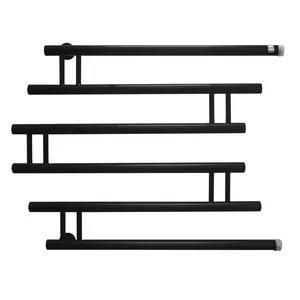 Полотенцесушитель водяной ENERGY 600х700 1" черный матовый, EWTRMODRN06070R905M