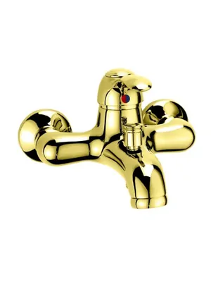 Смеситель CEZARES VDM1-02 для ванны/душа, однозахватный, короткий, фиксированный излив, золото