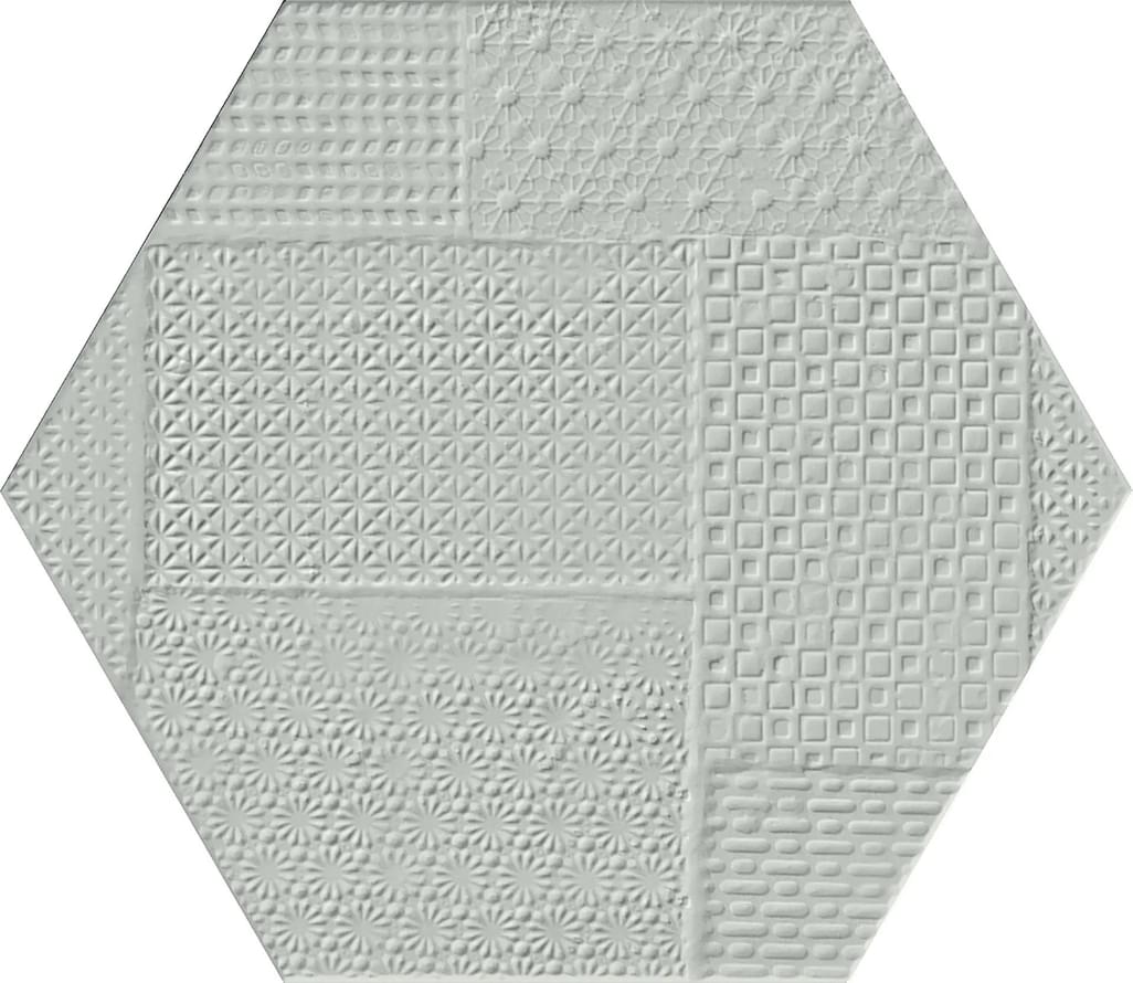 декор Sixty Esagona Timbro Salvia Silktech 21x18.2