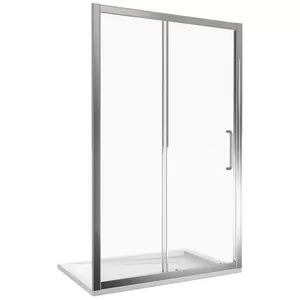 Дверь душевая GOOD DOOR BAS WTW- 110-C-CH 1100х1850 стекло прозр, профиль хром, откатн. дверь