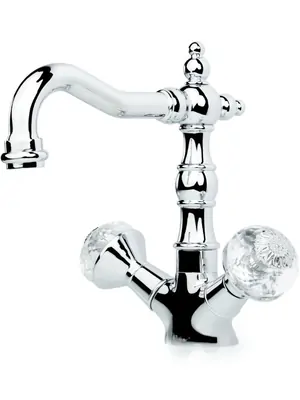 Смеситель Boheme 272-FL для раковины, на 1 отверстие, двухзахватный, хром