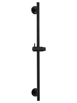 Душевая штанга Boheme 420-B 710 мм, с держателем, черный