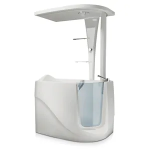 Ванна с душ.панелью Gruppo Treesse Top V3311sx+B3311 1300х750х2200 левая, сидячая