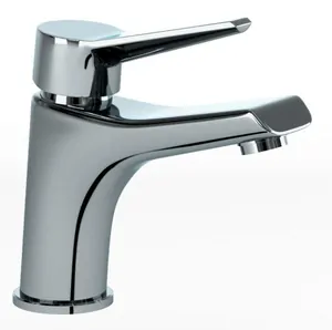 Смеситель для раковины Paini однозахватный, без донного клапана, хром MECR205N35