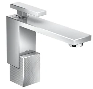 Смеситель Axor 46011000 для умывальника однорычажный, алмазная огранка, высота 130мм, хром