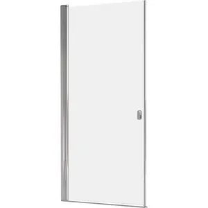 Душевая дверь RAVAK CRV1-100 (980-1000х1950) распашная, стекло, блестящий+Transparent