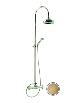 Душевая система CISAL Arcana термостатическая, бронза AC00408027