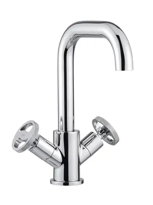 Смеситель для раковины Migliore двухзахватный, хром 28197